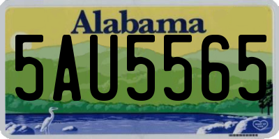 AL license plate 5AU5565