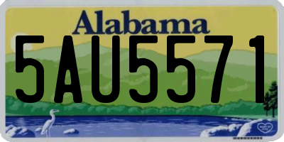 AL license plate 5AU5571