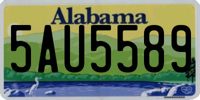 AL license plate 5AU5589