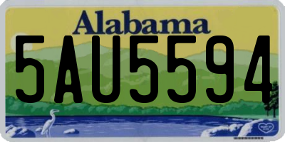 AL license plate 5AU5594