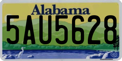 AL license plate 5AU5628