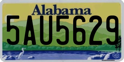 AL license plate 5AU5629