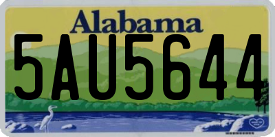 AL license plate 5AU5644