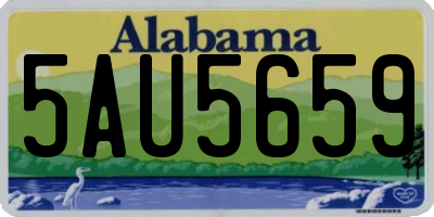 AL license plate 5AU5659