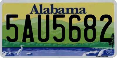 AL license plate 5AU5682