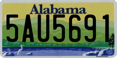 AL license plate 5AU5691