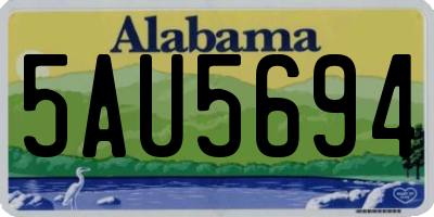 AL license plate 5AU5694