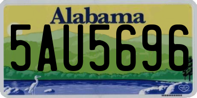 AL license plate 5AU5696