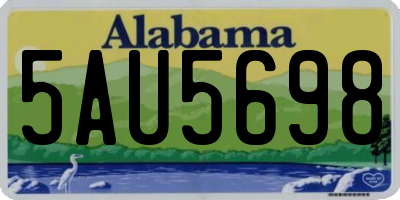 AL license plate 5AU5698