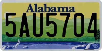 AL license plate 5AU5704