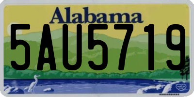 AL license plate 5AU5719