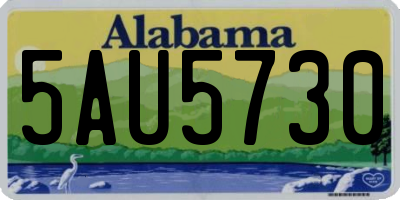 AL license plate 5AU5730