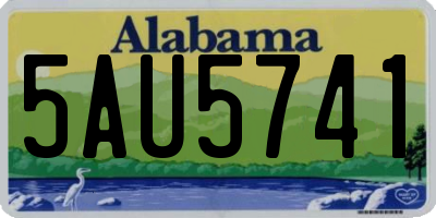 AL license plate 5AU5741