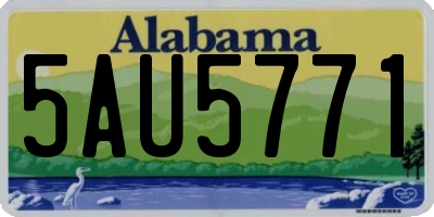 AL license plate 5AU5771