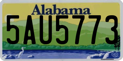 AL license plate 5AU5773