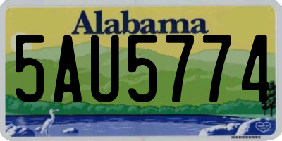 AL license plate 5AU5774