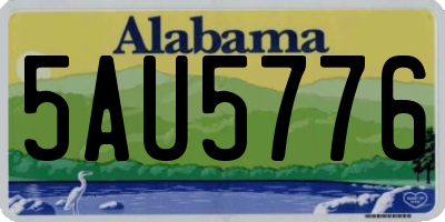 AL license plate 5AU5776