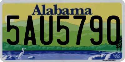 AL license plate 5AU5790