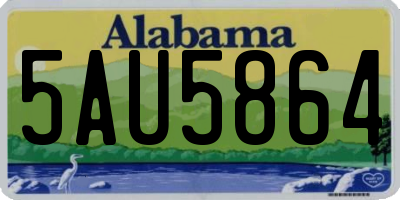 AL license plate 5AU5864