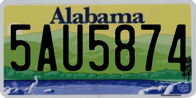 AL license plate 5AU5874