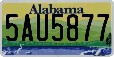 AL license plate 5AU5877