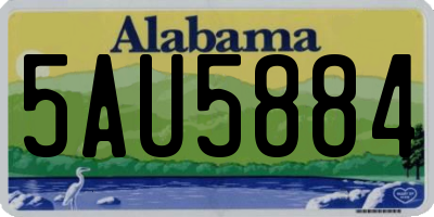 AL license plate 5AU5884