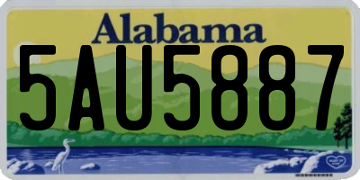AL license plate 5AU5887