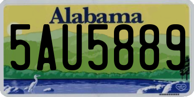 AL license plate 5AU5889