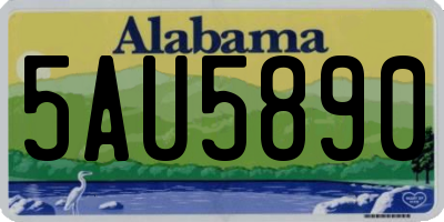 AL license plate 5AU5890