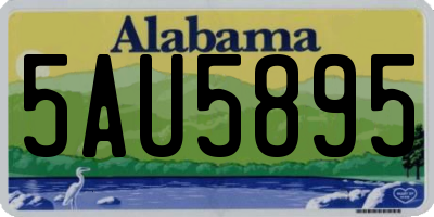AL license plate 5AU5895