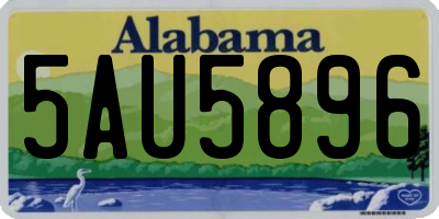 AL license plate 5AU5896