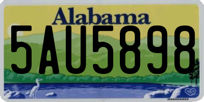 AL license plate 5AU5898