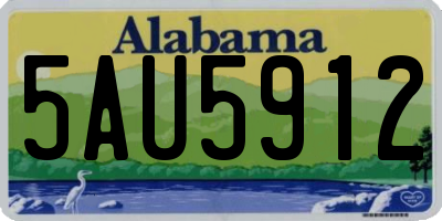 AL license plate 5AU5912