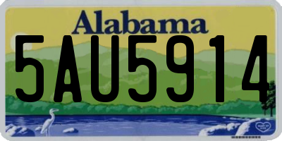 AL license plate 5AU5914