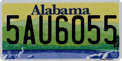 AL license plate 5AU6055