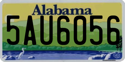 AL license plate 5AU6056