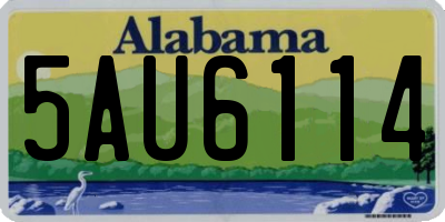 AL license plate 5AU6114