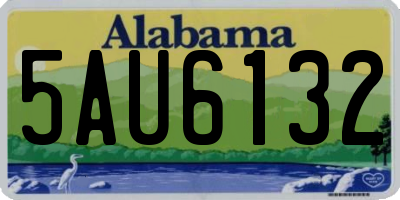 AL license plate 5AU6132