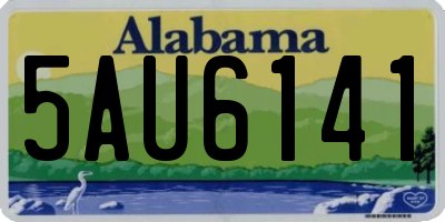 AL license plate 5AU6141