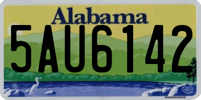 AL license plate 5AU6142