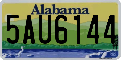 AL license plate 5AU6144