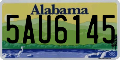 AL license plate 5AU6145