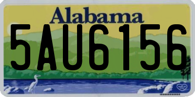 AL license plate 5AU6156