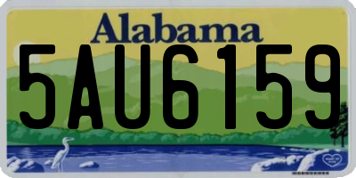 AL license plate 5AU6159
