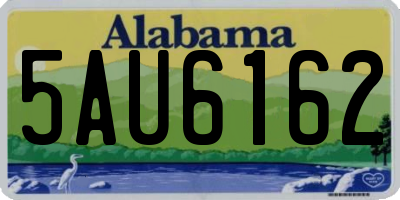 AL license plate 5AU6162