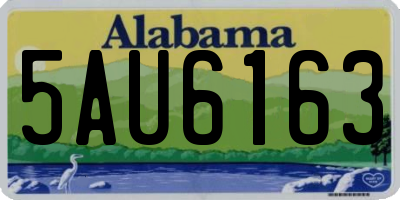 AL license plate 5AU6163