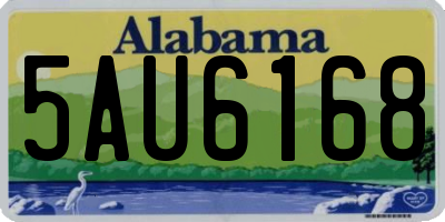 AL license plate 5AU6168