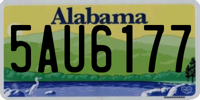 AL license plate 5AU6177