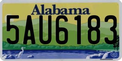 AL license plate 5AU6183
