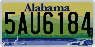 AL license plate 5AU6184